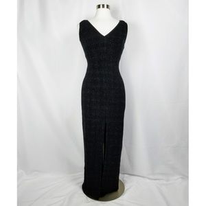 Scott McClintock Black Glitter Gown